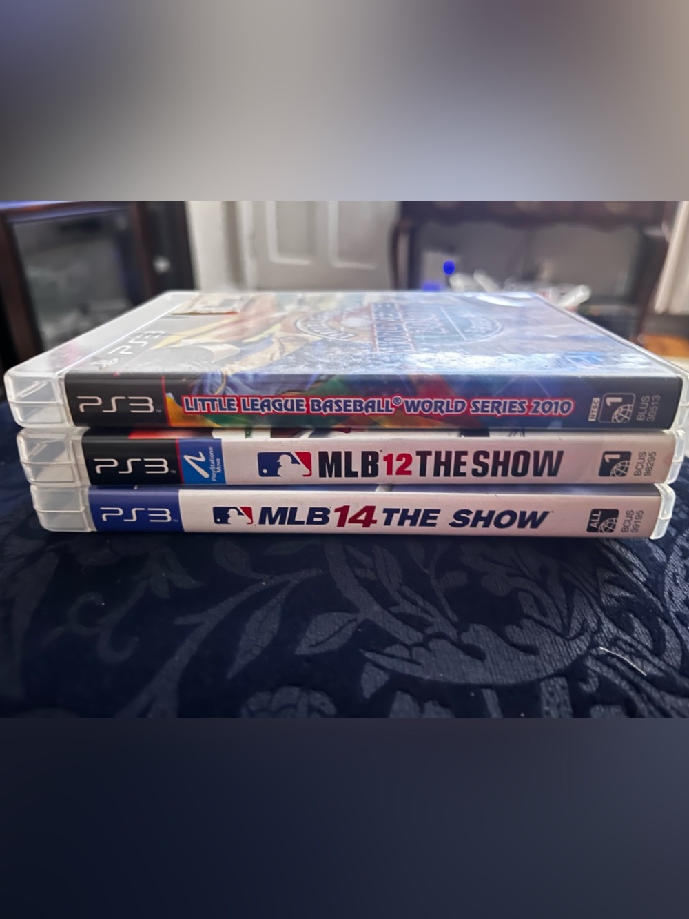 PlayStation PS3 Baseball Game Bundle - White & Blue Spines